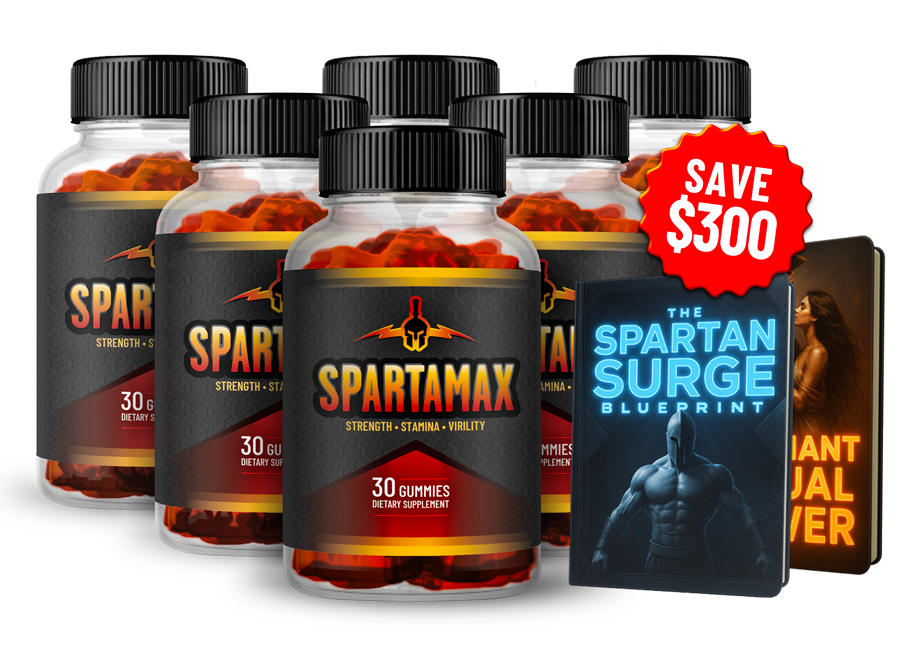 SpartaMax 6 bottles — 180-day supply